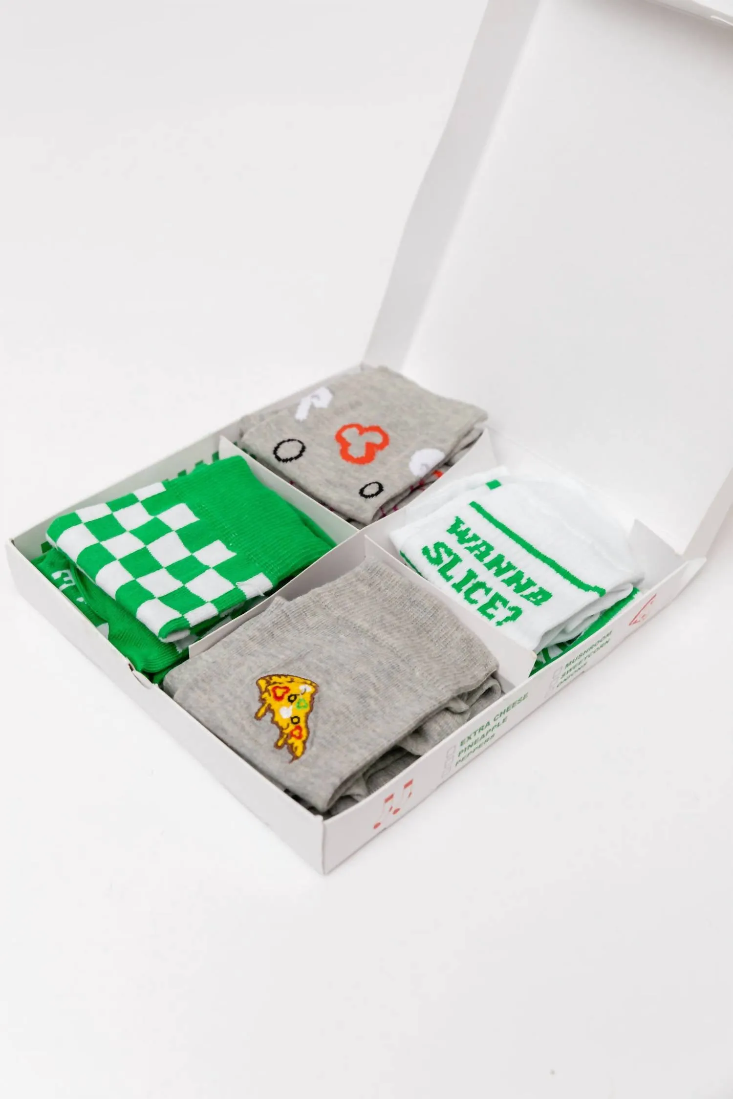 123 Amore - Women's Veggie Pizza 4-Set Sock