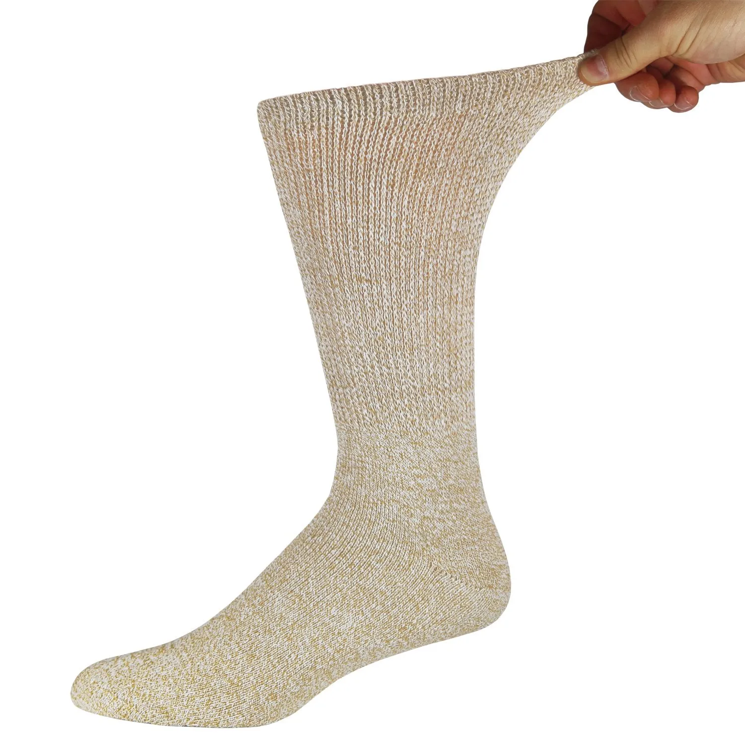 6 Pairs of Thermal Merino Wool Warm Diabetic Socks, Assorted Colors