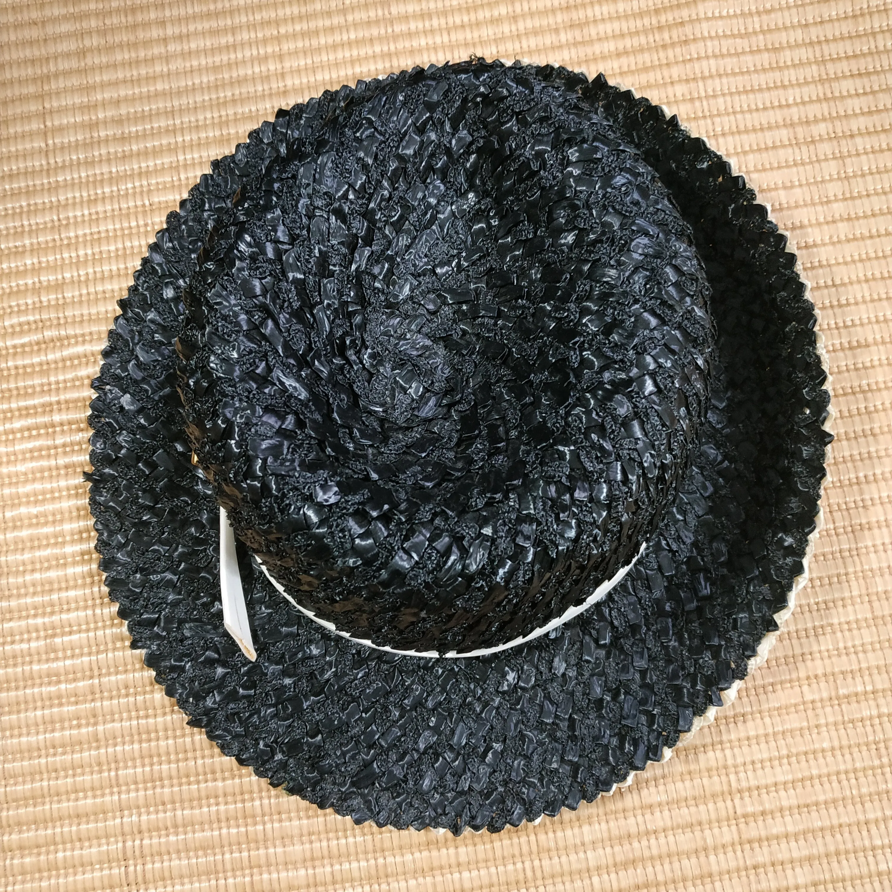Adolfo II For Saks Fifth Avenue Straw Hat