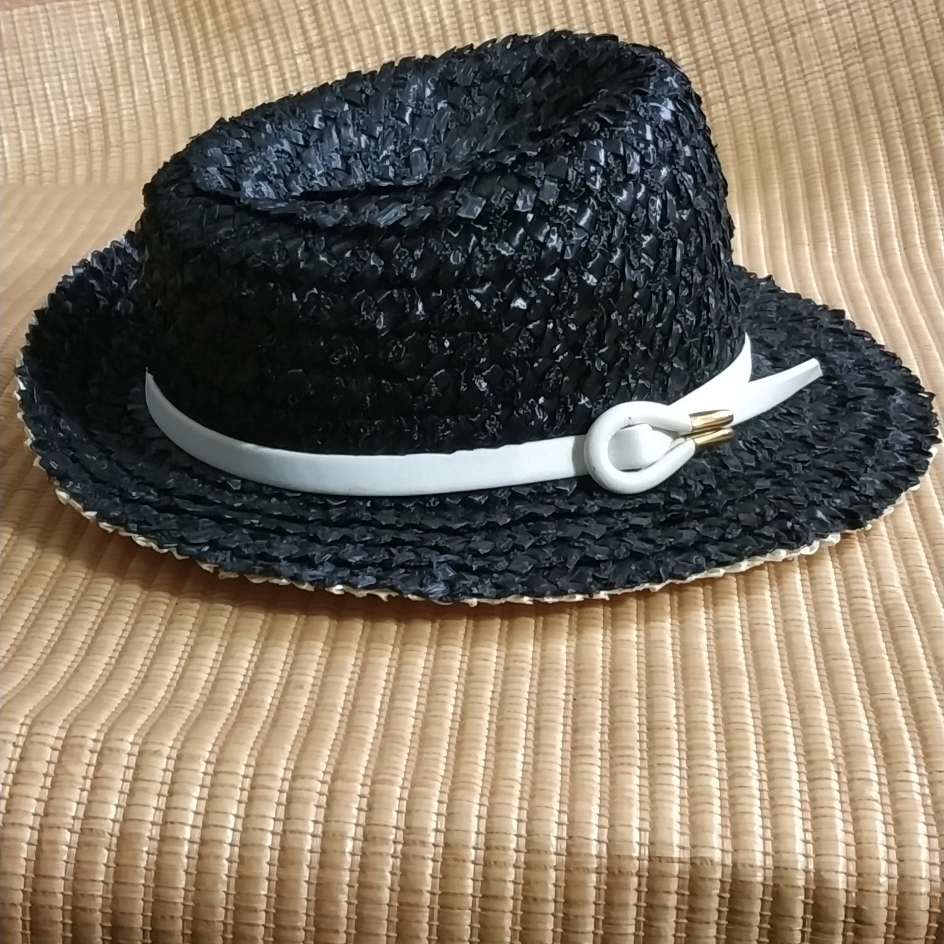 Adolfo II For Saks Fifth Avenue Straw Hat