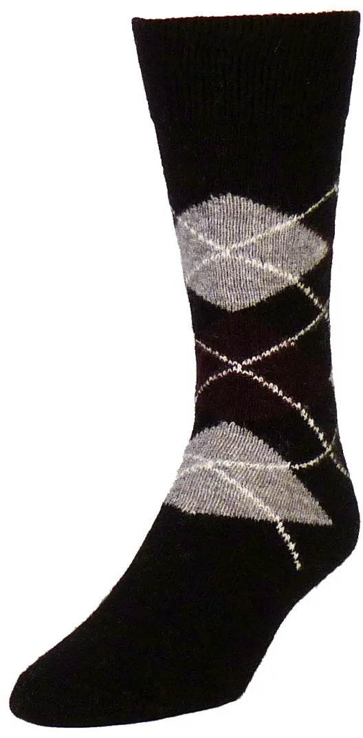 Agosto Classic Argyle Cashmere Socks (Men's)
