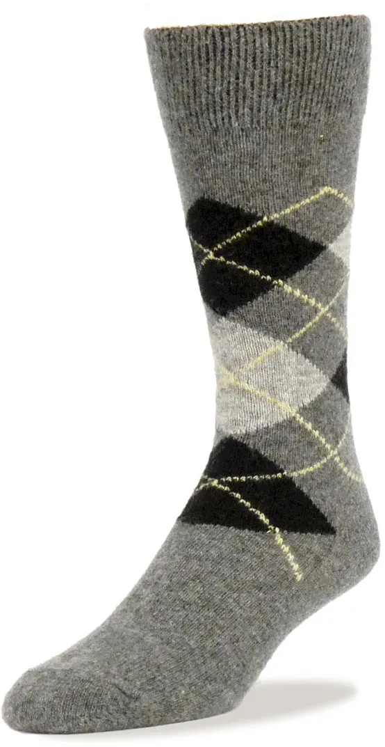 Agosto Classic Argyle Cashmere Socks (Men's)