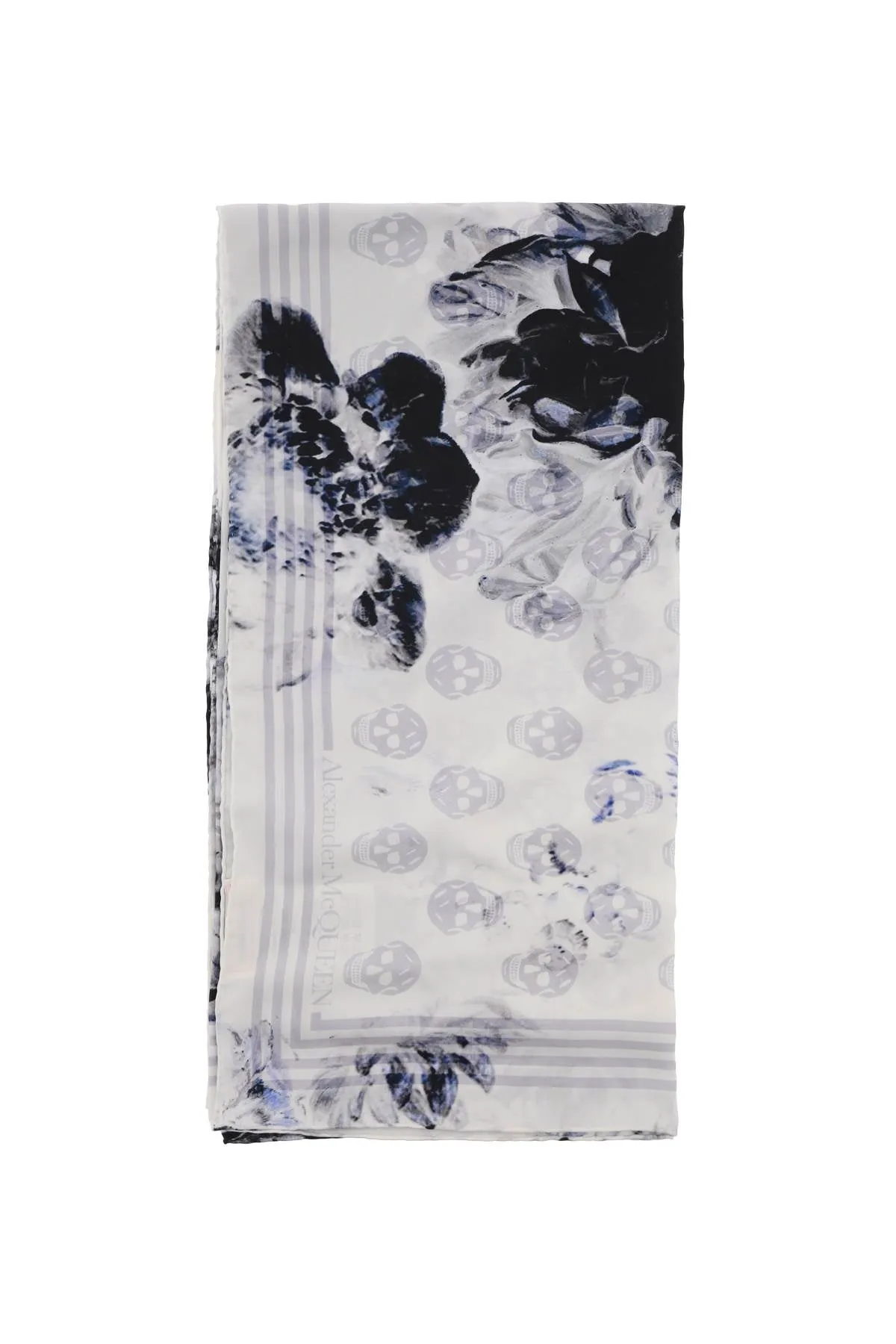 Alexander mcqueen silk biker scarf