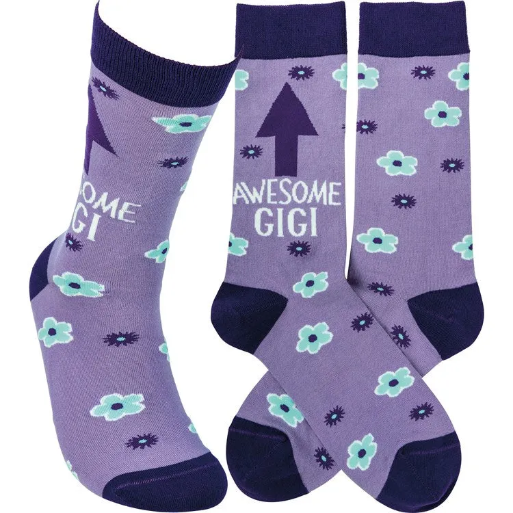 Awesome Gigi Crew Socks