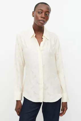 Beige Patterned Shirt