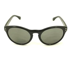 Black Retro Round Sunglasses
