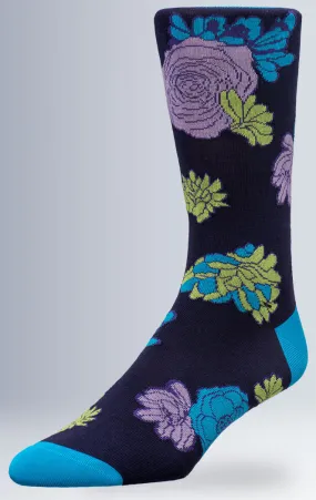 Blue Winston Floral Socks (Men's)