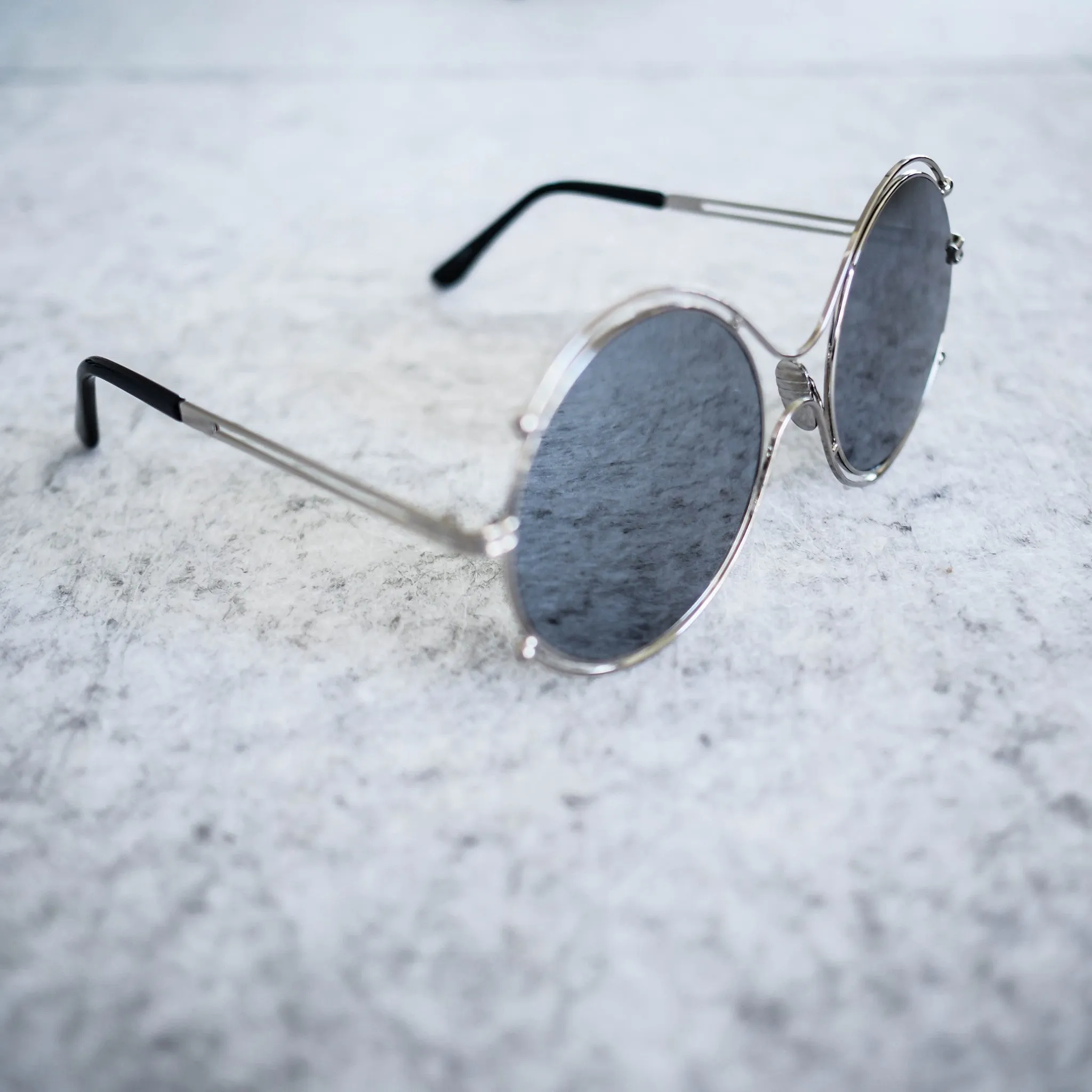 Bolivia Round Mirrored Sunglasses
