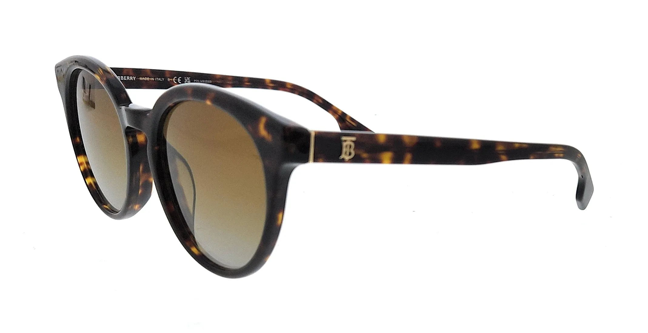 Burberry  0BE4326F 3002T5 Dark Havana Round Sunglasses