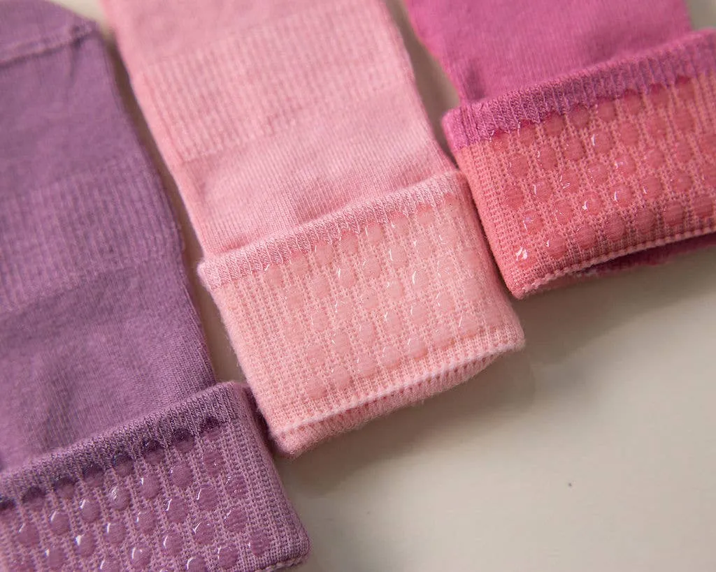 Cami - Non-Slip Baby Socks in Purple & Pink Colors
