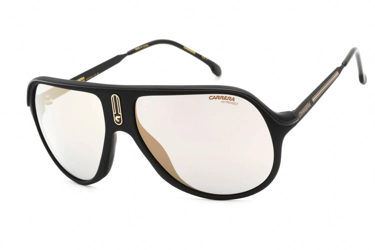 Carrera  6000S Aviator Sunglasses Black/Silver Mirror