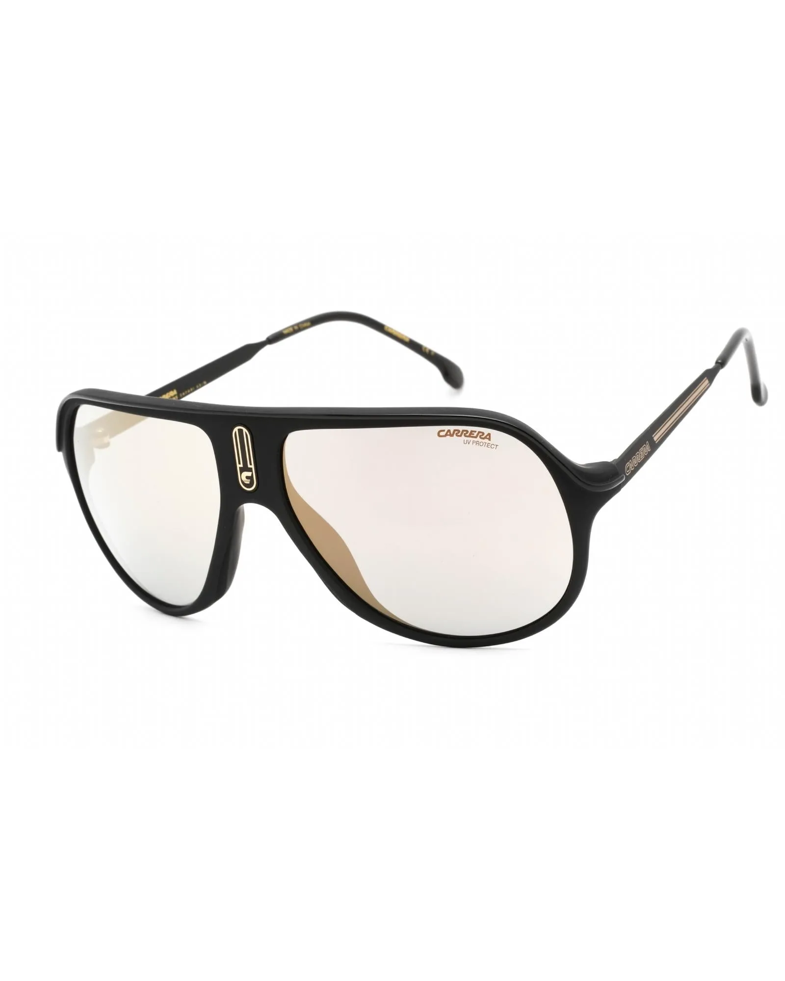 Carrera  6000S Aviator Sunglasses Black/Silver Mirror