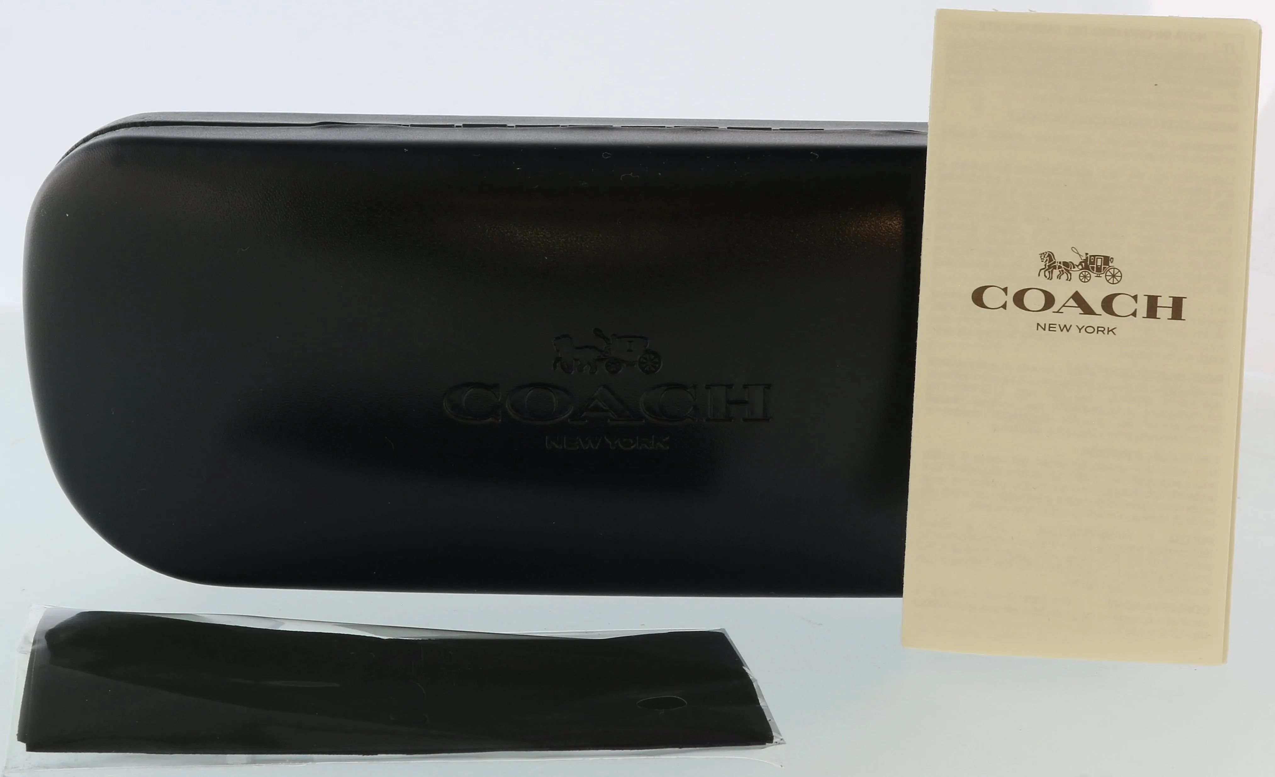 Coach Woman Sunglasses Black Frame, Light Grey Black Gradient Lenses, 55MM