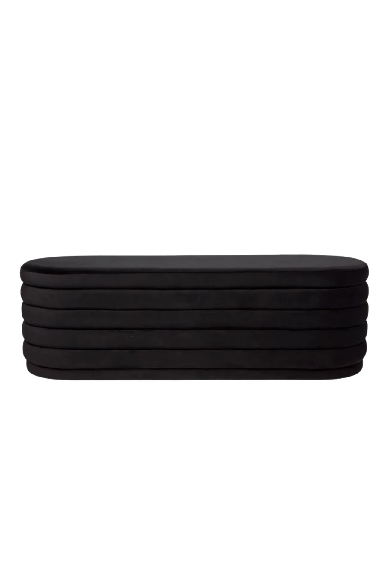 Dessi Storage Bench Ottoman - Black