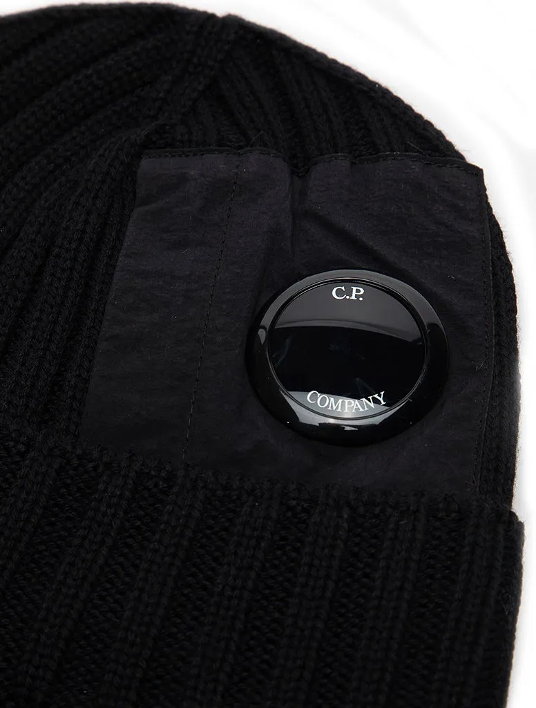 EXTRA FINE MERINO UTILITY BEANIE - CP COMPANY