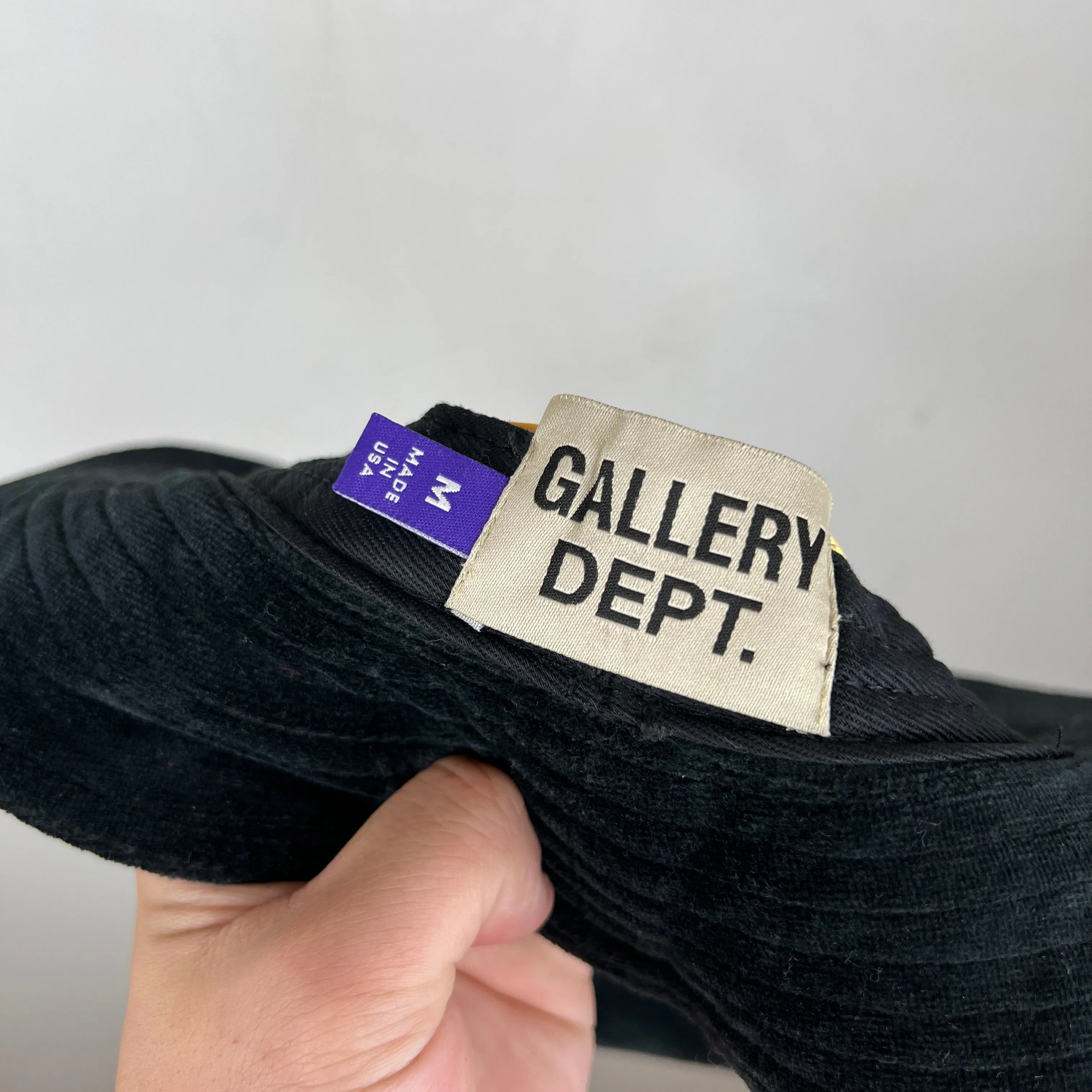 Gallery Dept Black Bucket Hat