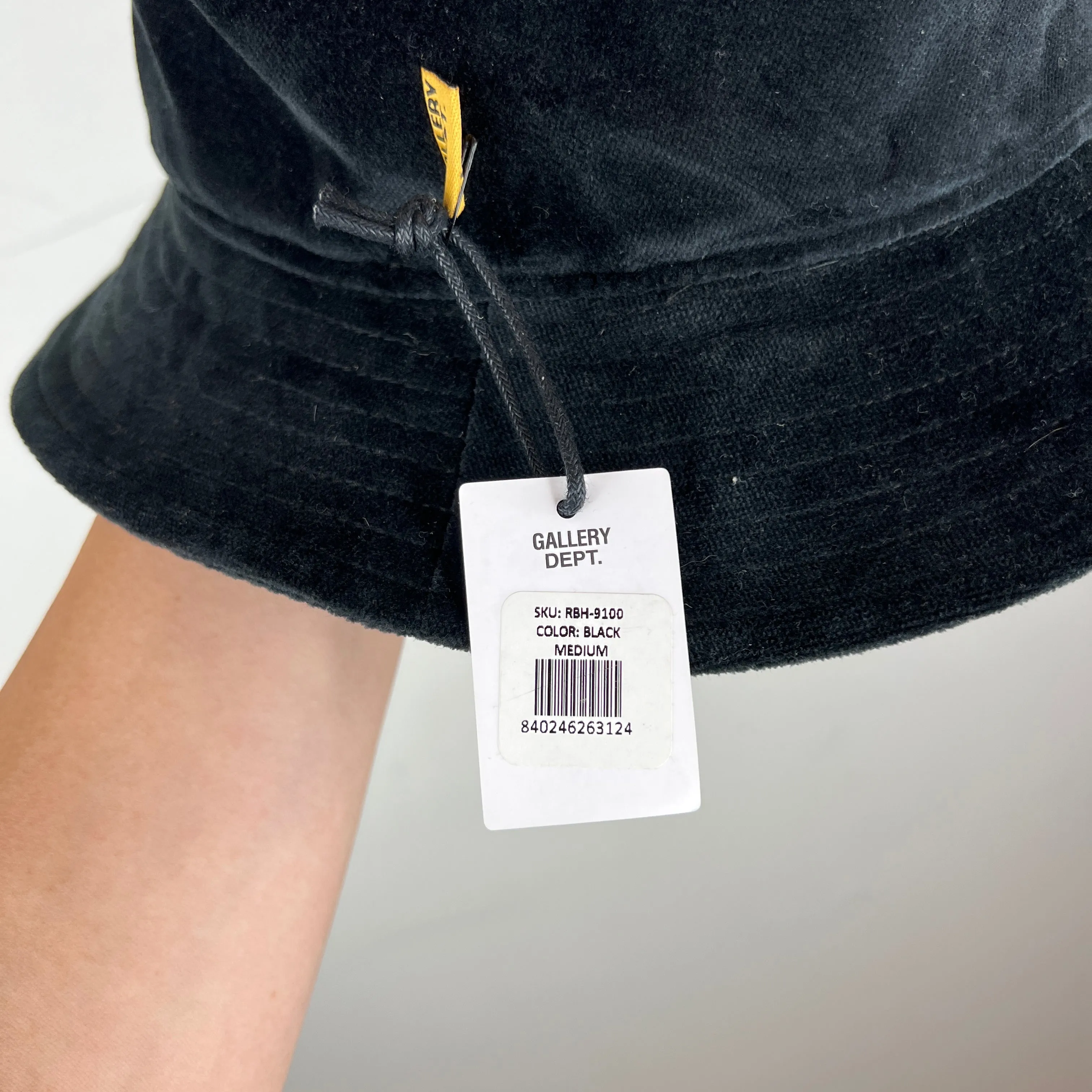 Gallery Dept Black Bucket Hat