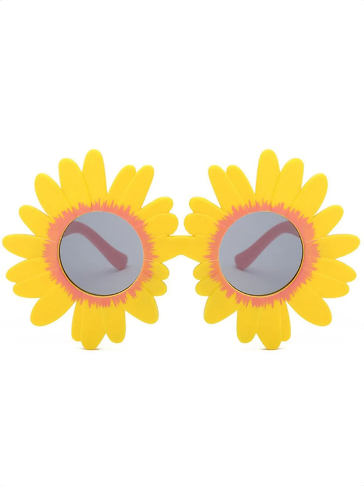 Girls Round Flower Sunglasses