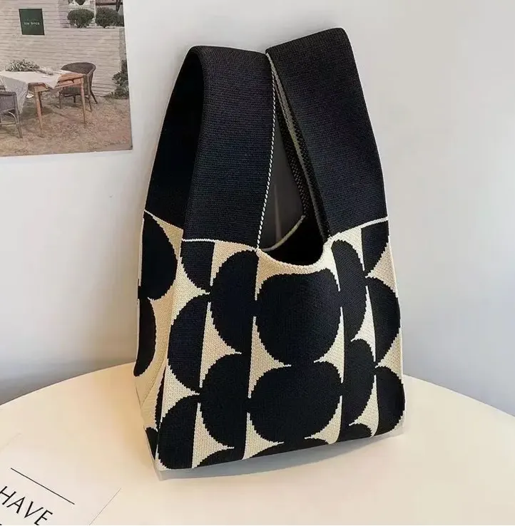 KooPros UZ - Small Woven Knitting Bag