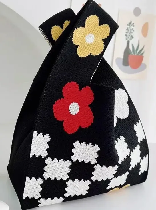 KooPros UZ - Small Woven Knitting Bag