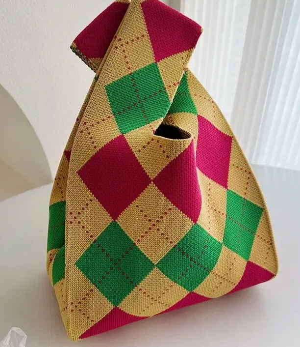 KooPros UZ - Small Woven Knitting Bag