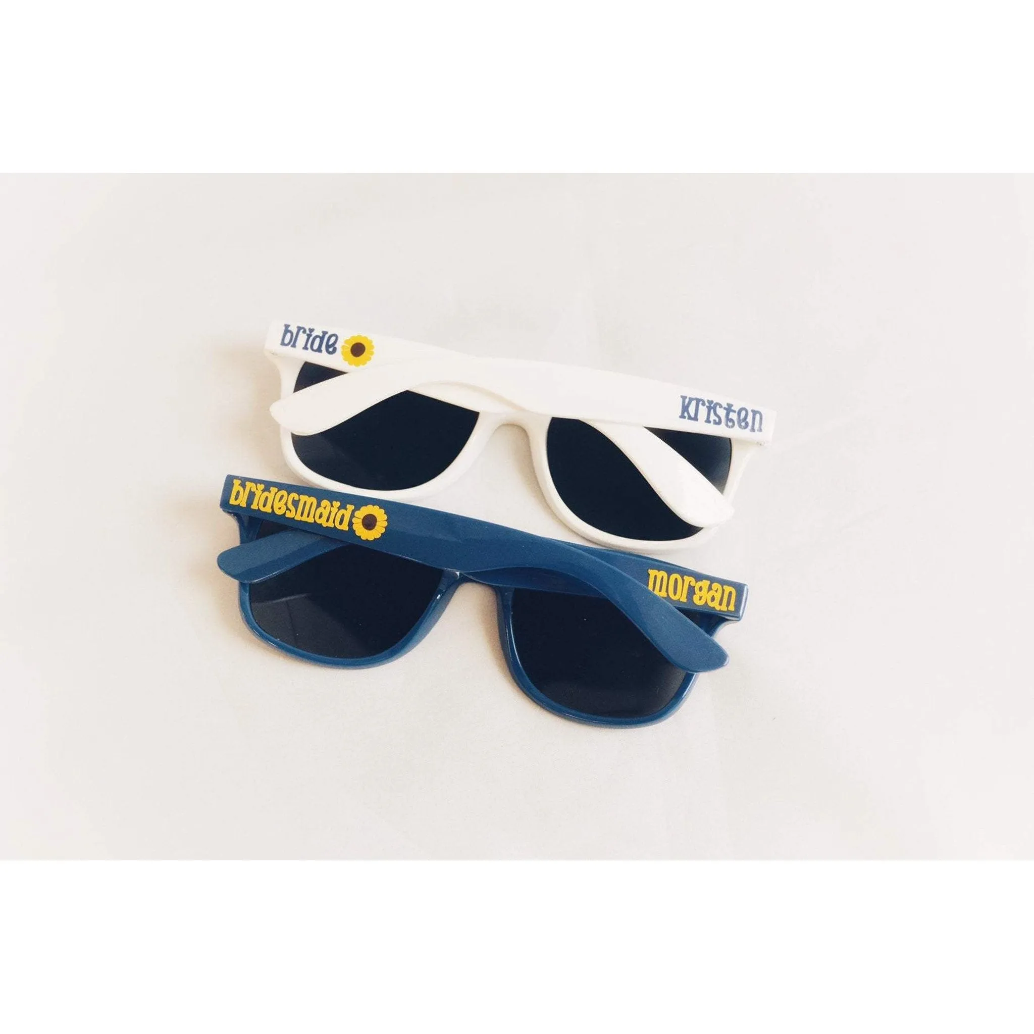 Light Blue Bachelorette Party Sunglasses, Personalized