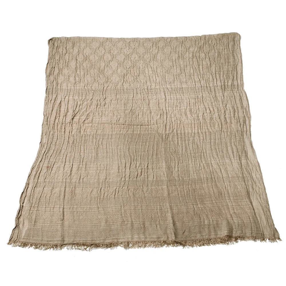 Men's Autumn/Winter Cotton Wrap Jacquard Weave Long Scarfs with Tassels