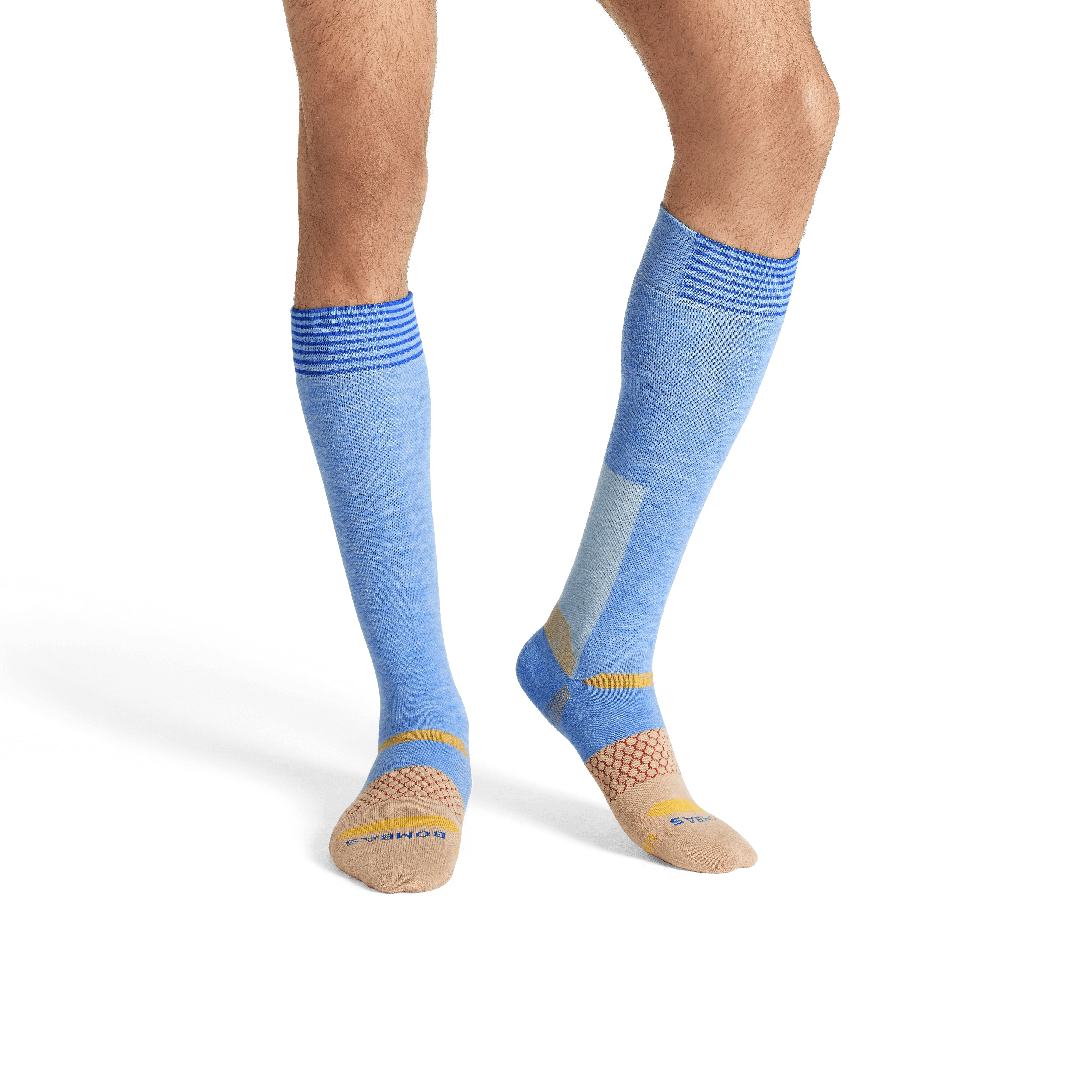 Men's Full-Cushion Merino Wool Blend Ski & Snowboard Socks