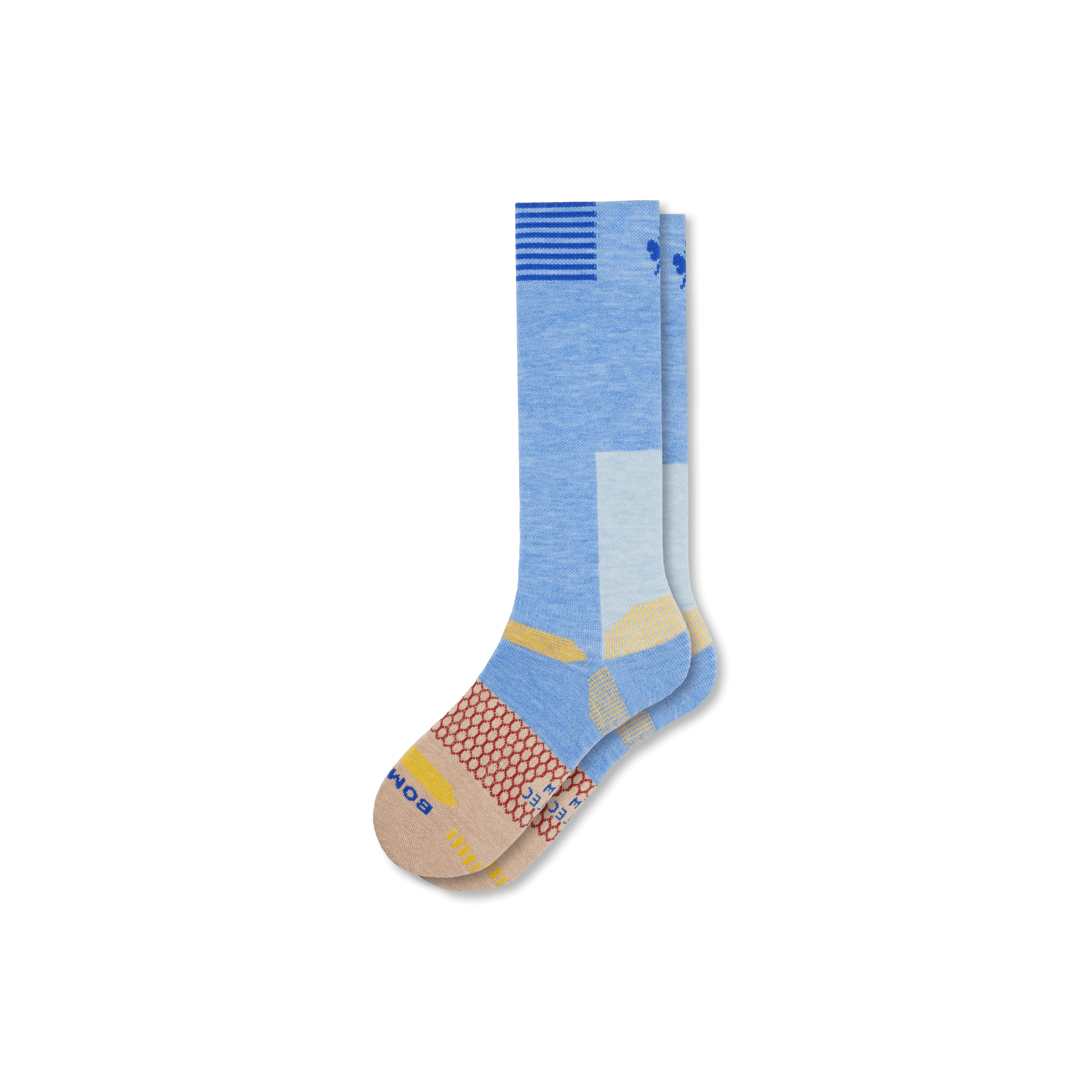 Men's Full-Cushion Merino Wool Blend Ski & Snowboard Socks