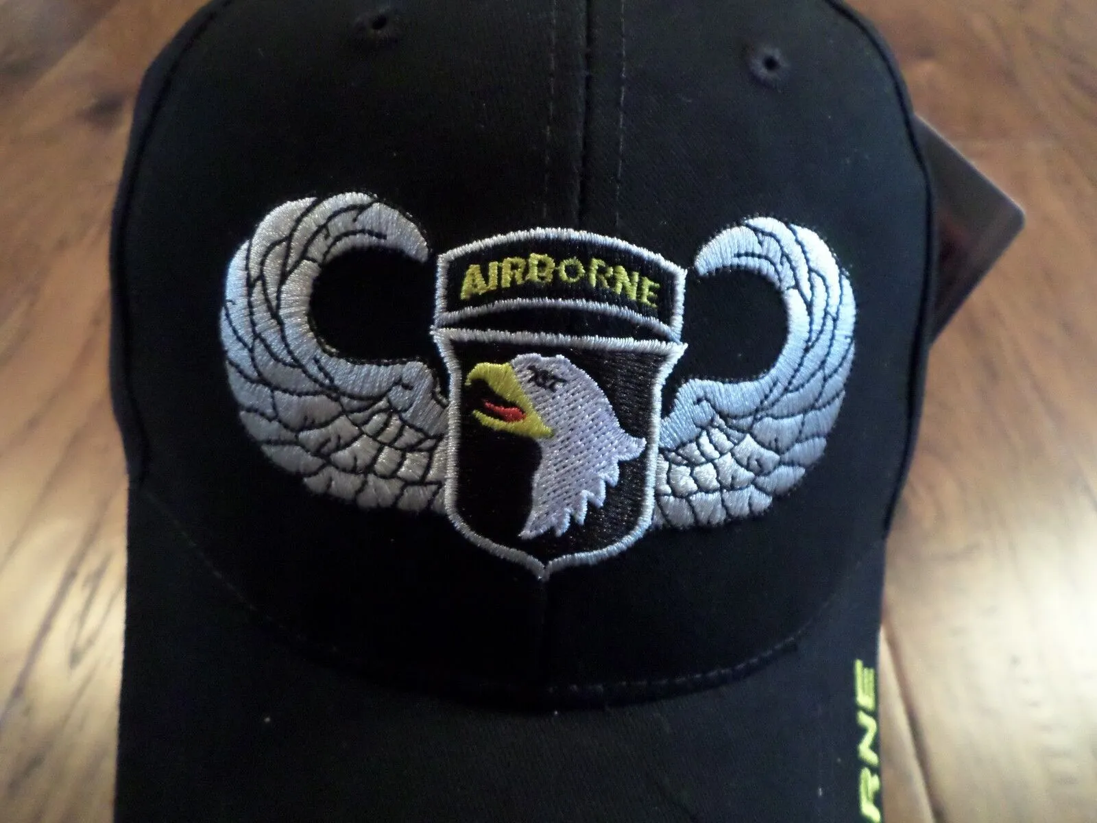 NEW U.S.MILITARY ARMY 101st AIRBORNE HAT EMBROIDERED JUMP WINGS BALL CAP