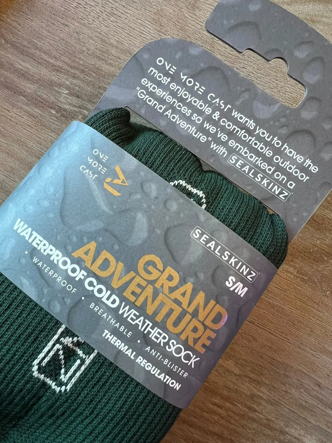 ONE MORE CAST Grand Adventure Waterproof Cold Weather Socks