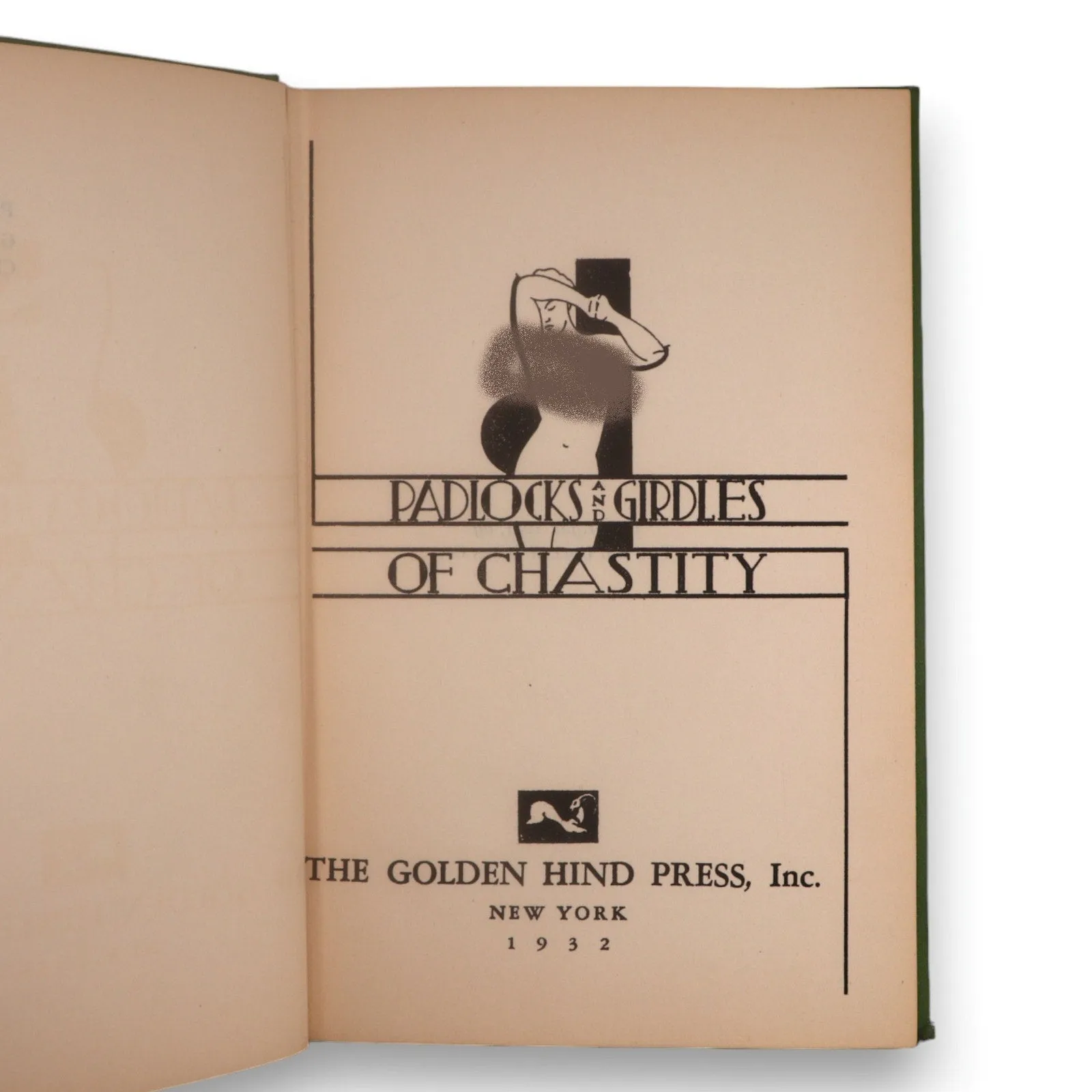 Padlocks and Girdles of Chastity 1931 Alcide Bonneau Golden Hind Press