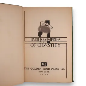 Padlocks and Girdles of Chastity 1931 Alcide Bonneau Golden Hind Press