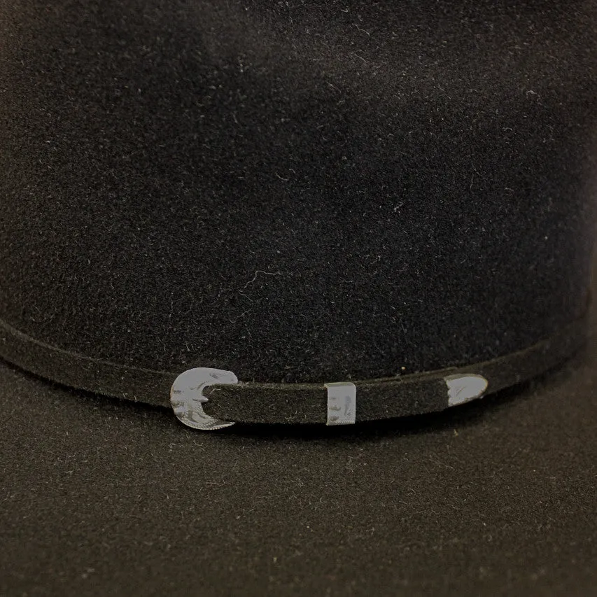 Phoenix Black Velvet Felt Hat