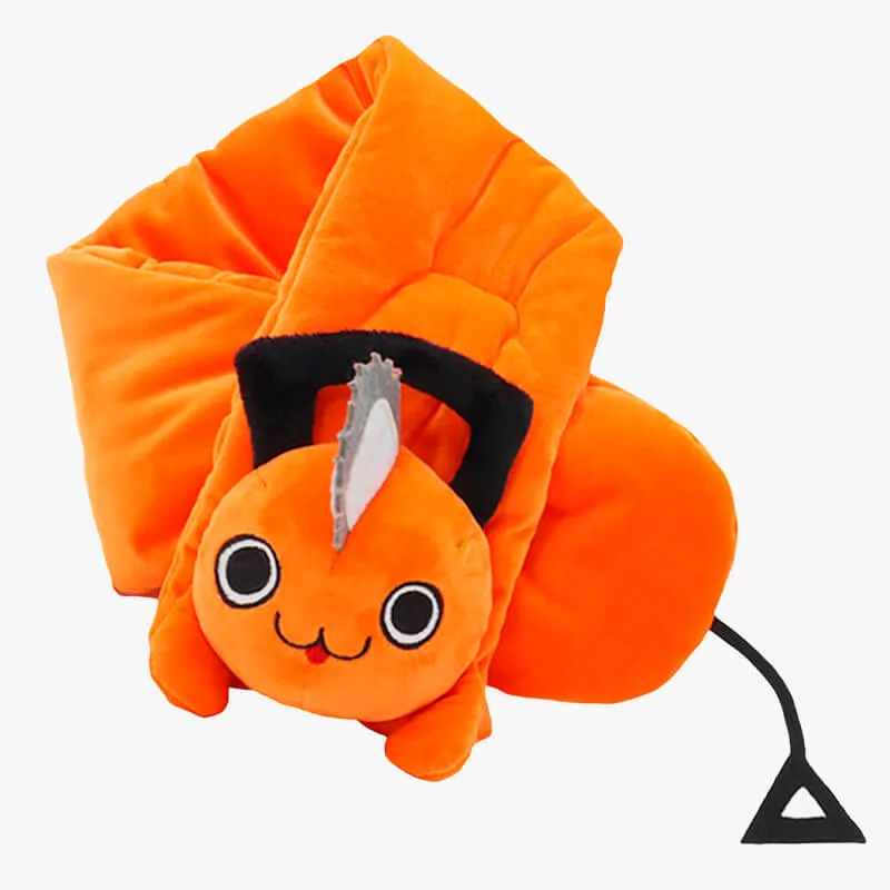 Pochita Scarf Chainsaw Man Cute Plush Neck Wrap