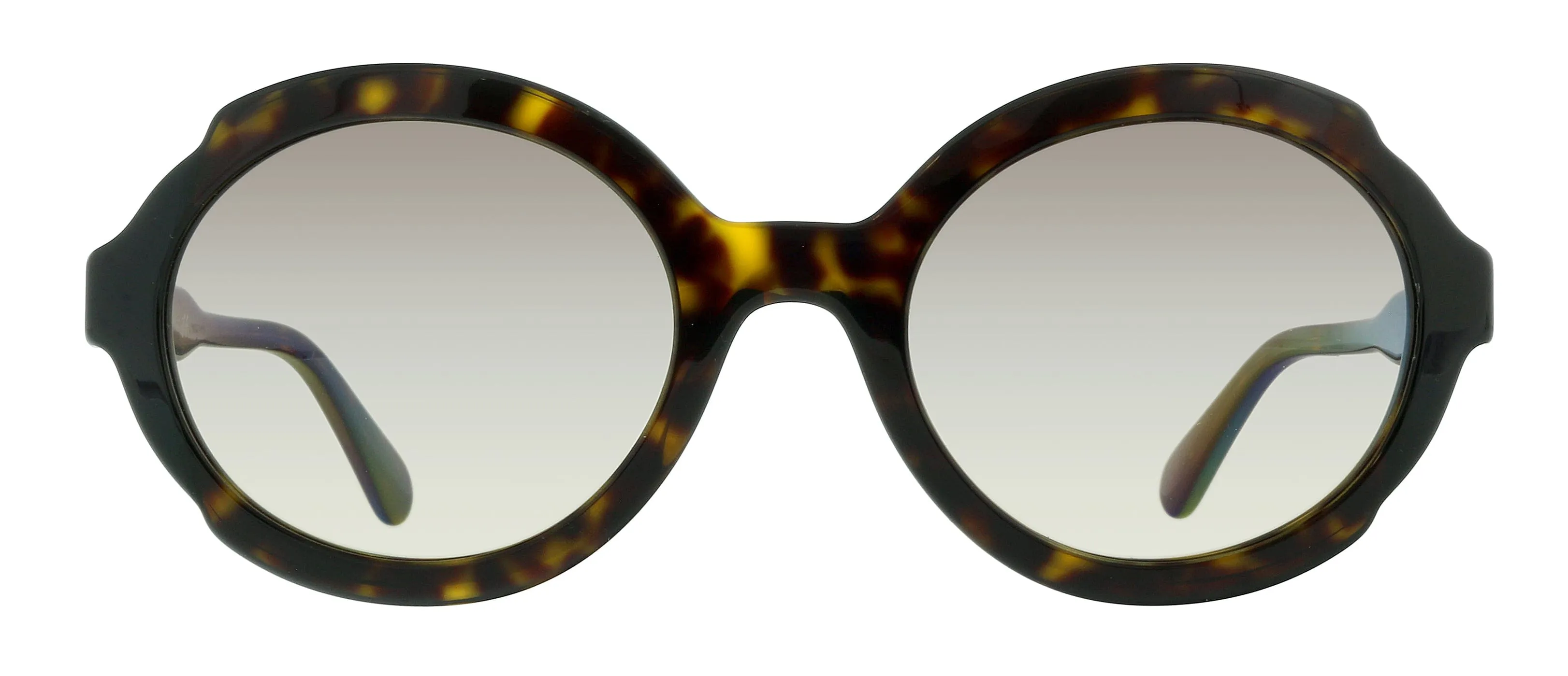 Prada 0PR 17US 3913D0 Heritage Havana  Round Sunglasses
