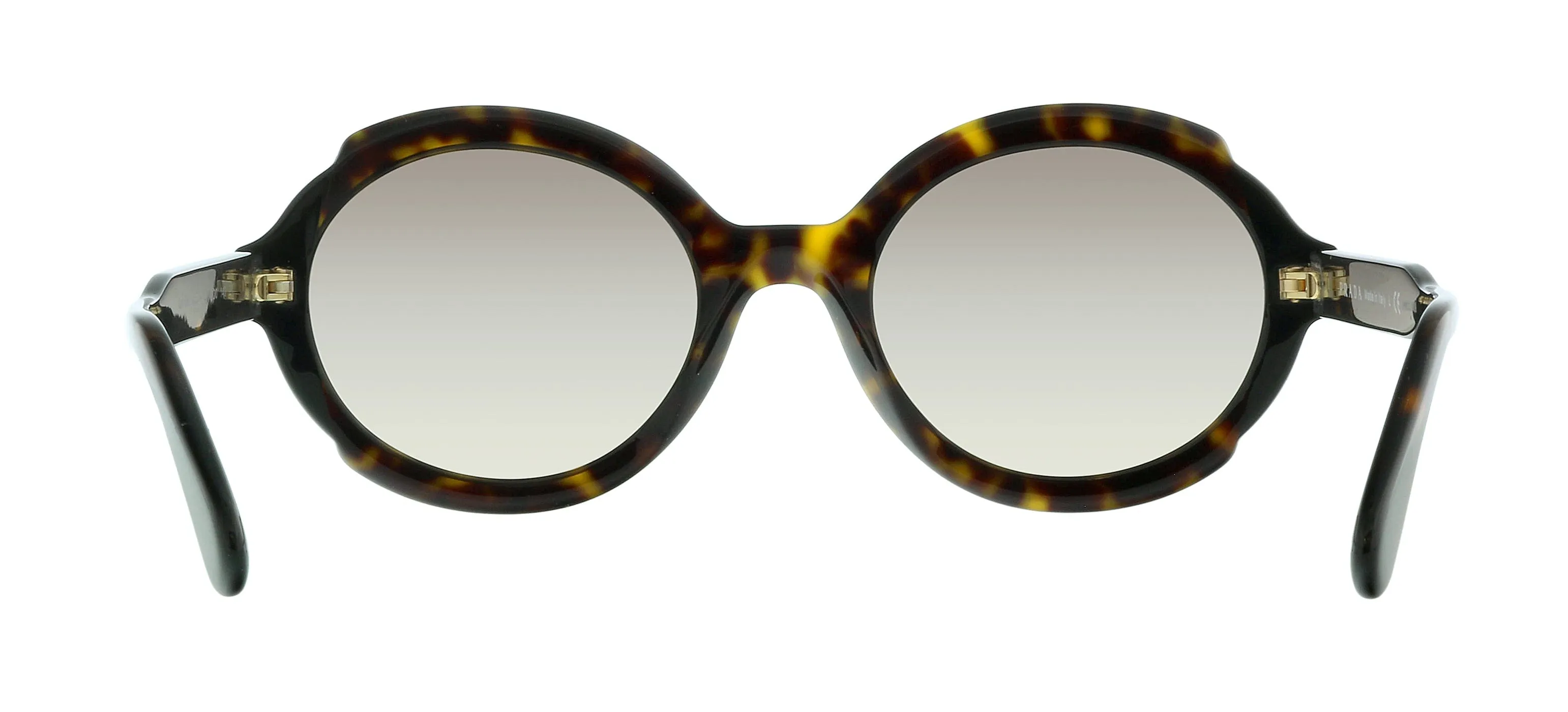 Prada 0PR 17US 3913D0 Heritage Havana  Round Sunglasses