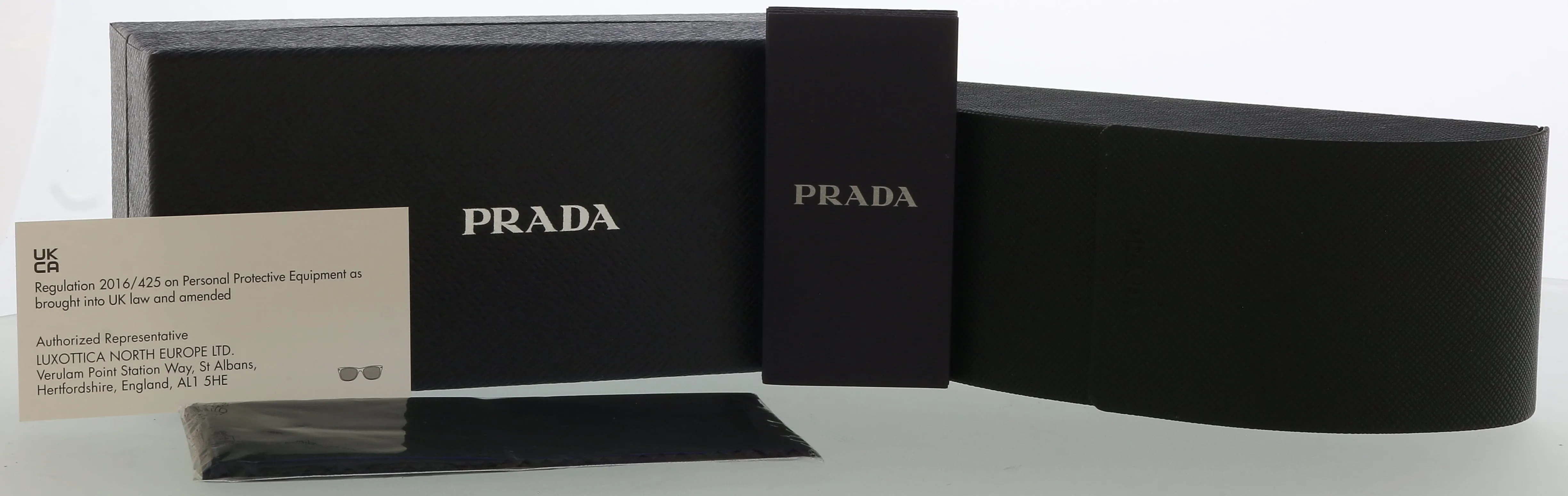 Prada 0PR 54YS 06Y03O53 Round Full Rim Blue Sunglasses