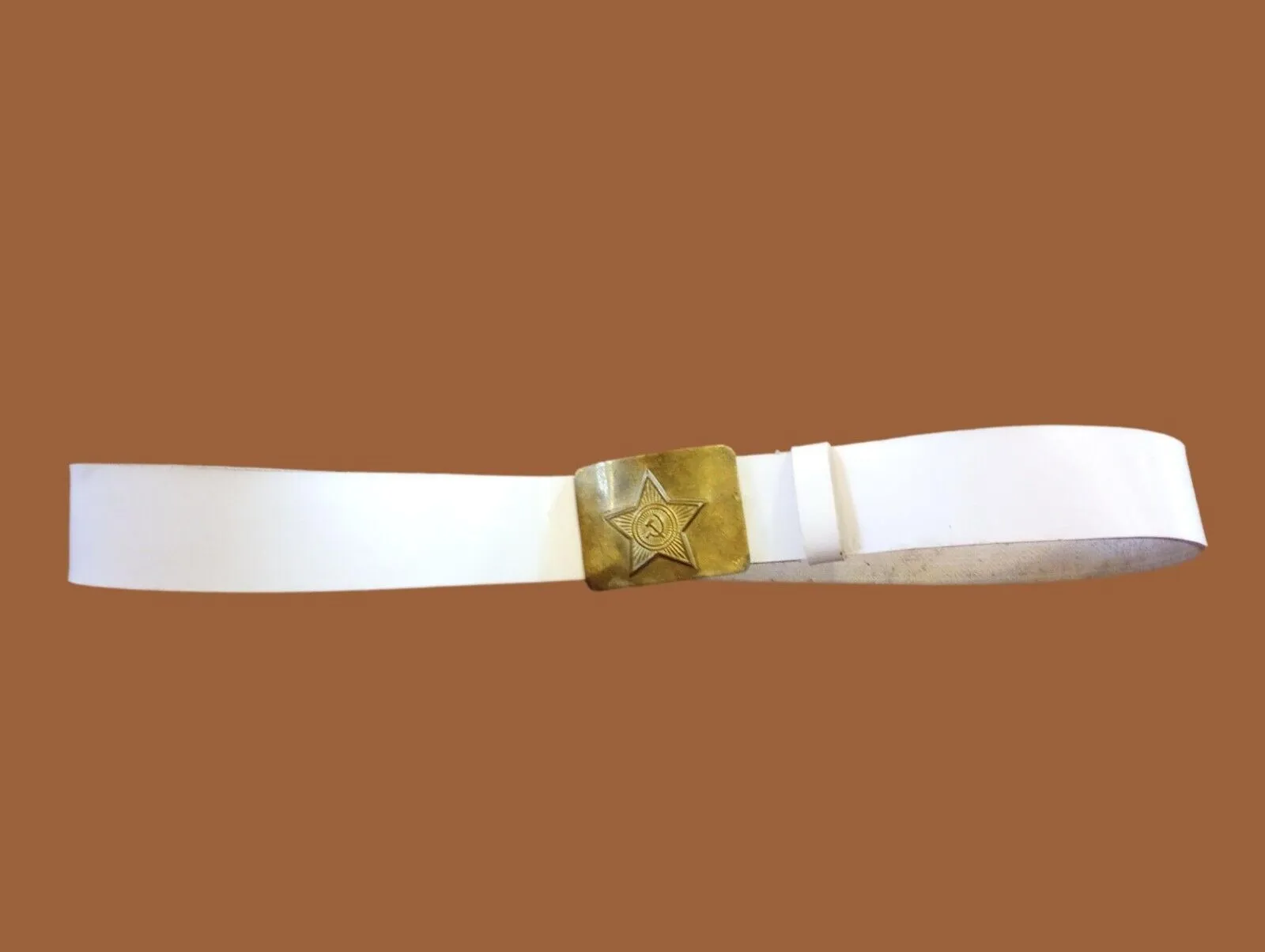 RUSSIAN ARMY BELT CEREMONIAL PARADE UNIFORM SOVIET USSR MILITARY GENUINE