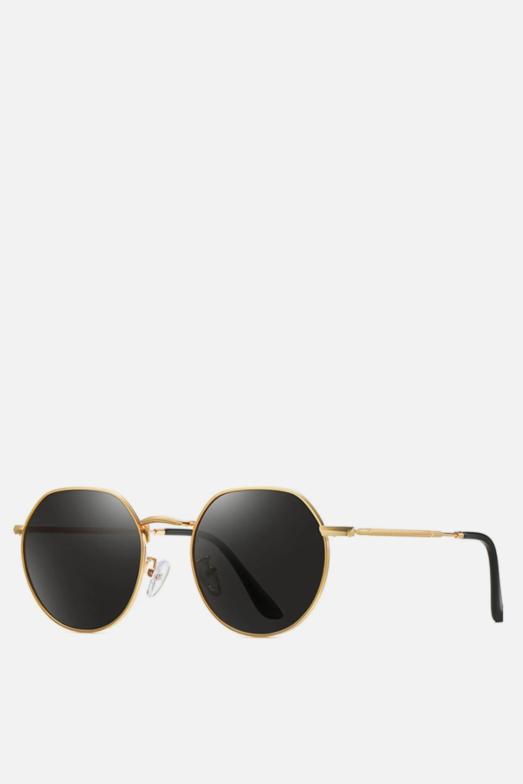 SEVILLE Black Round Sunglasses