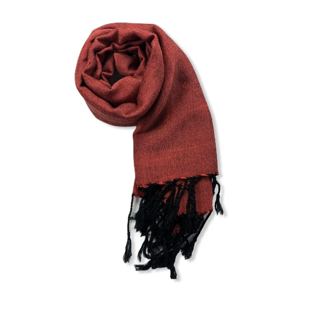 Small Solid Handwoven Scarf - Variegated