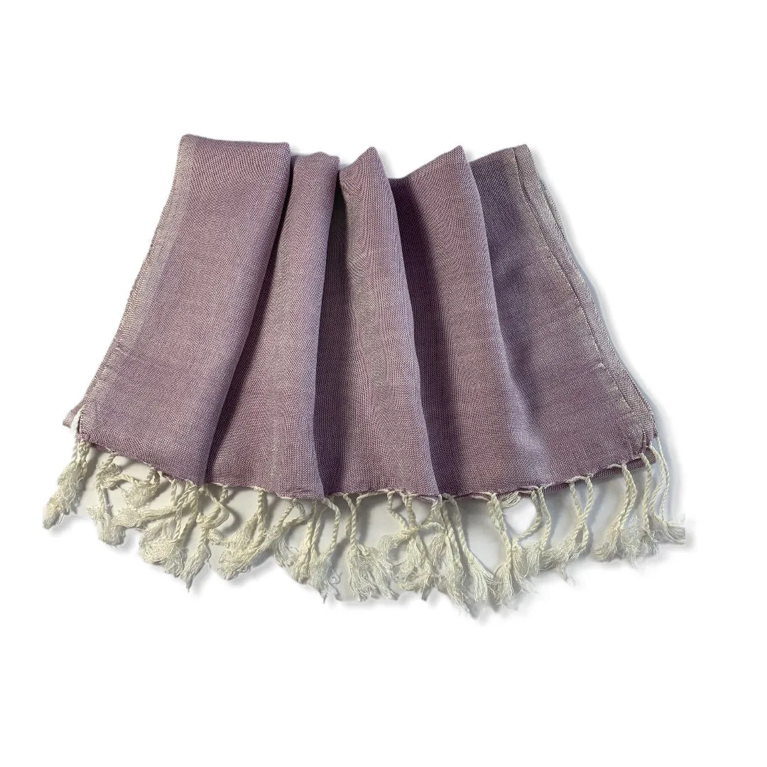 Small Solid Handwoven Scarf - Variegated