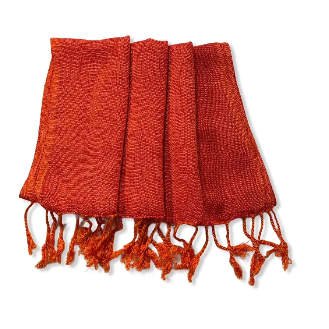 Small Solid Handwoven Scarf - Variegated