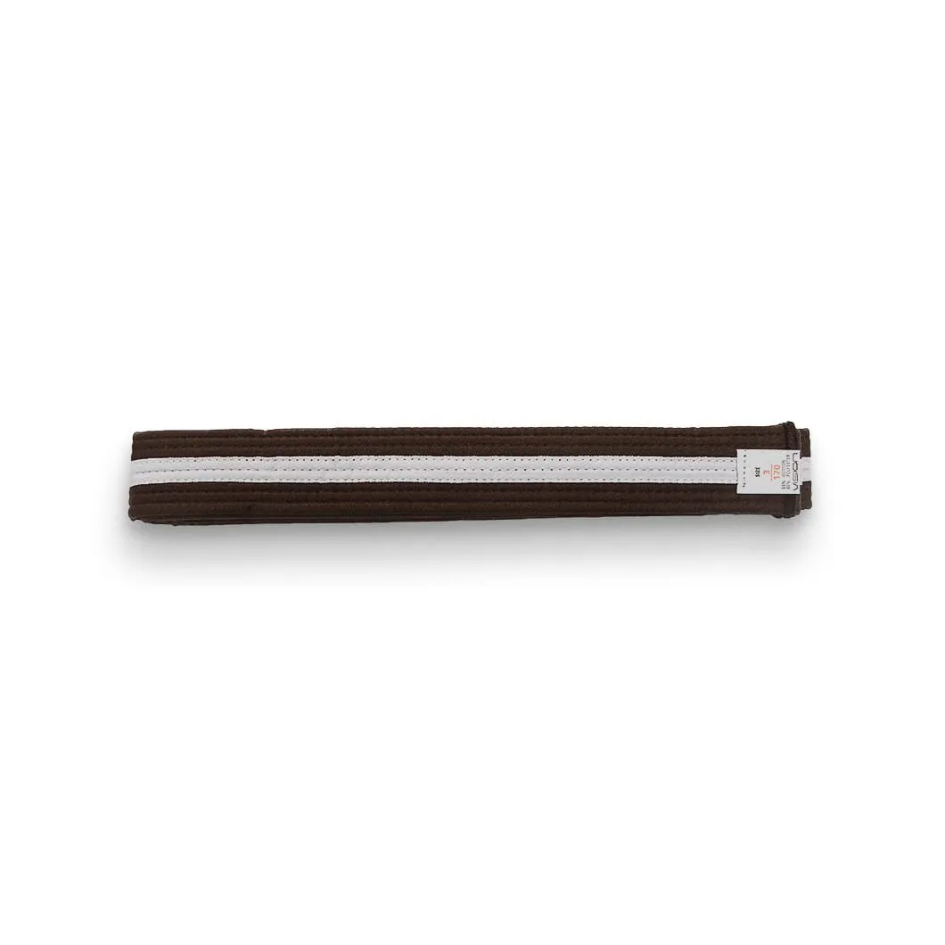 Striped Brown Belt