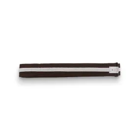 Striped Brown Belt