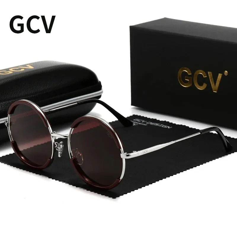 Style Web Gold aviators round frame sunglasses
