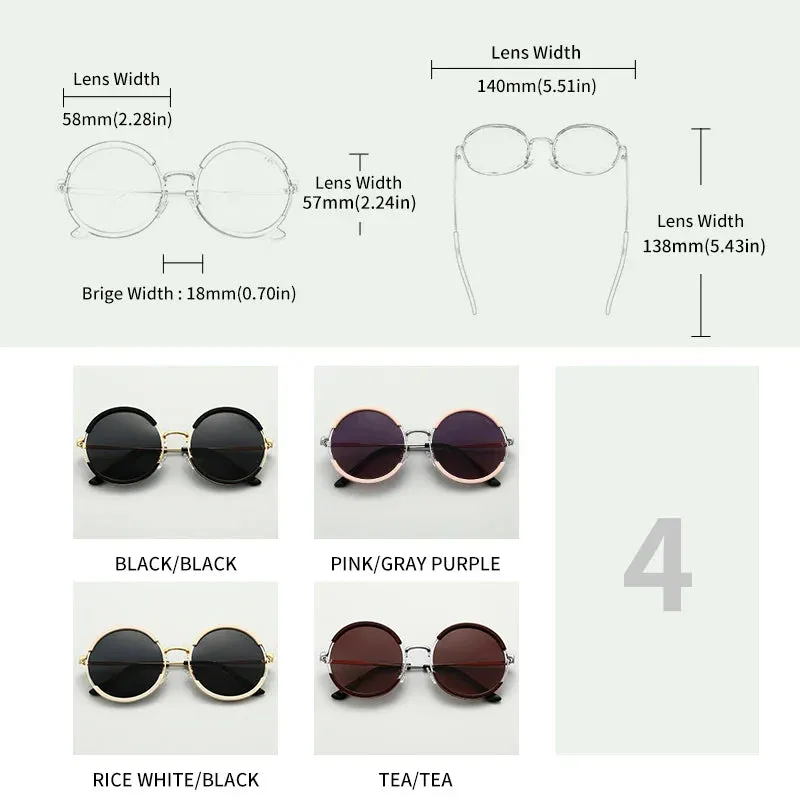 Style Web Gold aviators round frame sunglasses