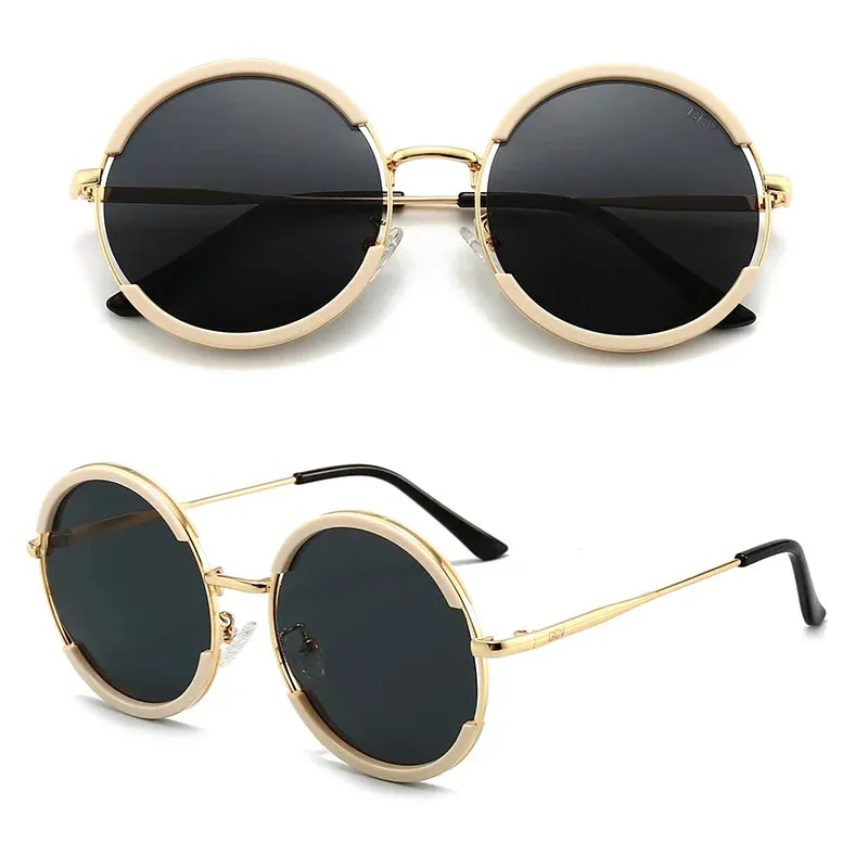 Style Web Gold aviators round frame sunglasses
