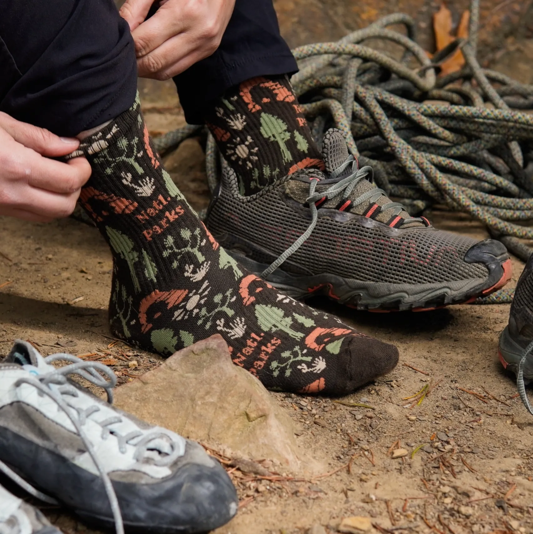 Tread Lightly Socks- National Park Roundup
