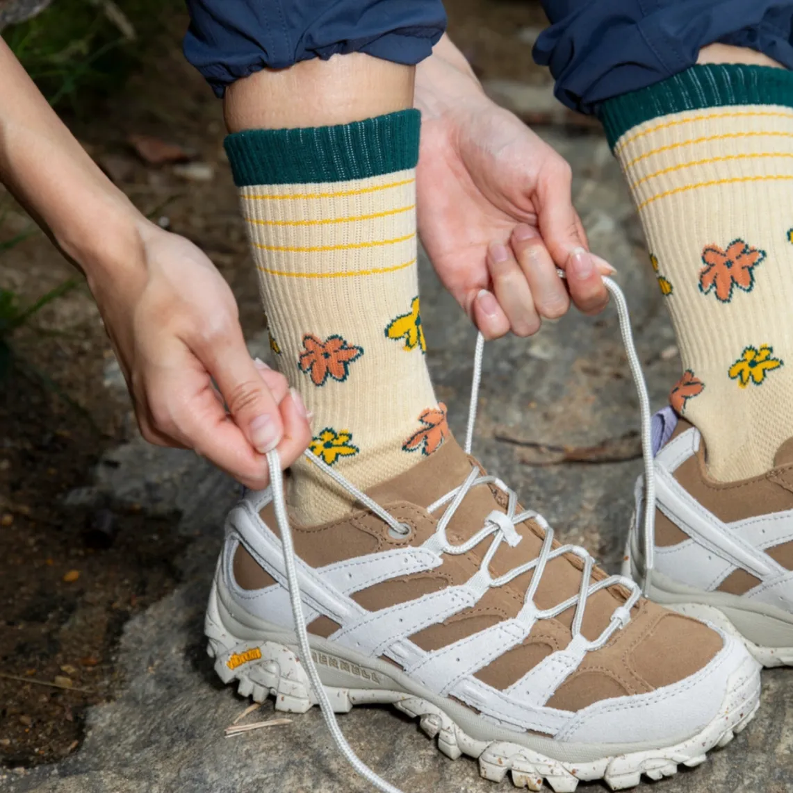 Tread Lightly Socks - Wildflowers